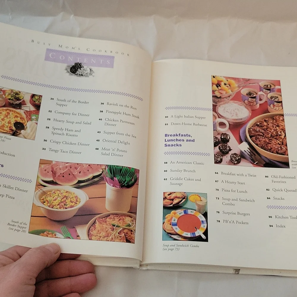 Pampered Chef Busy Moms Cookbook